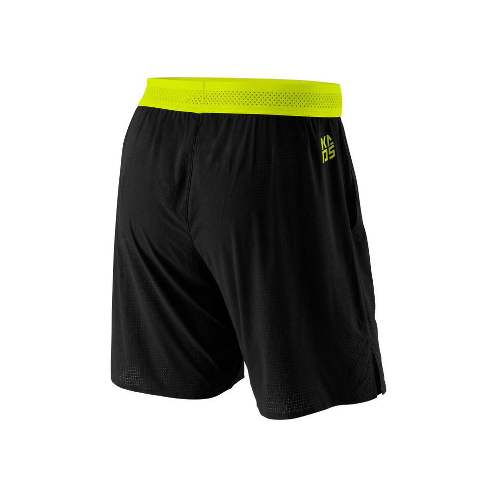 Мужские теннисные шорты Wilson Kaos Mirage 7 Shorts Men - Black, Yellow