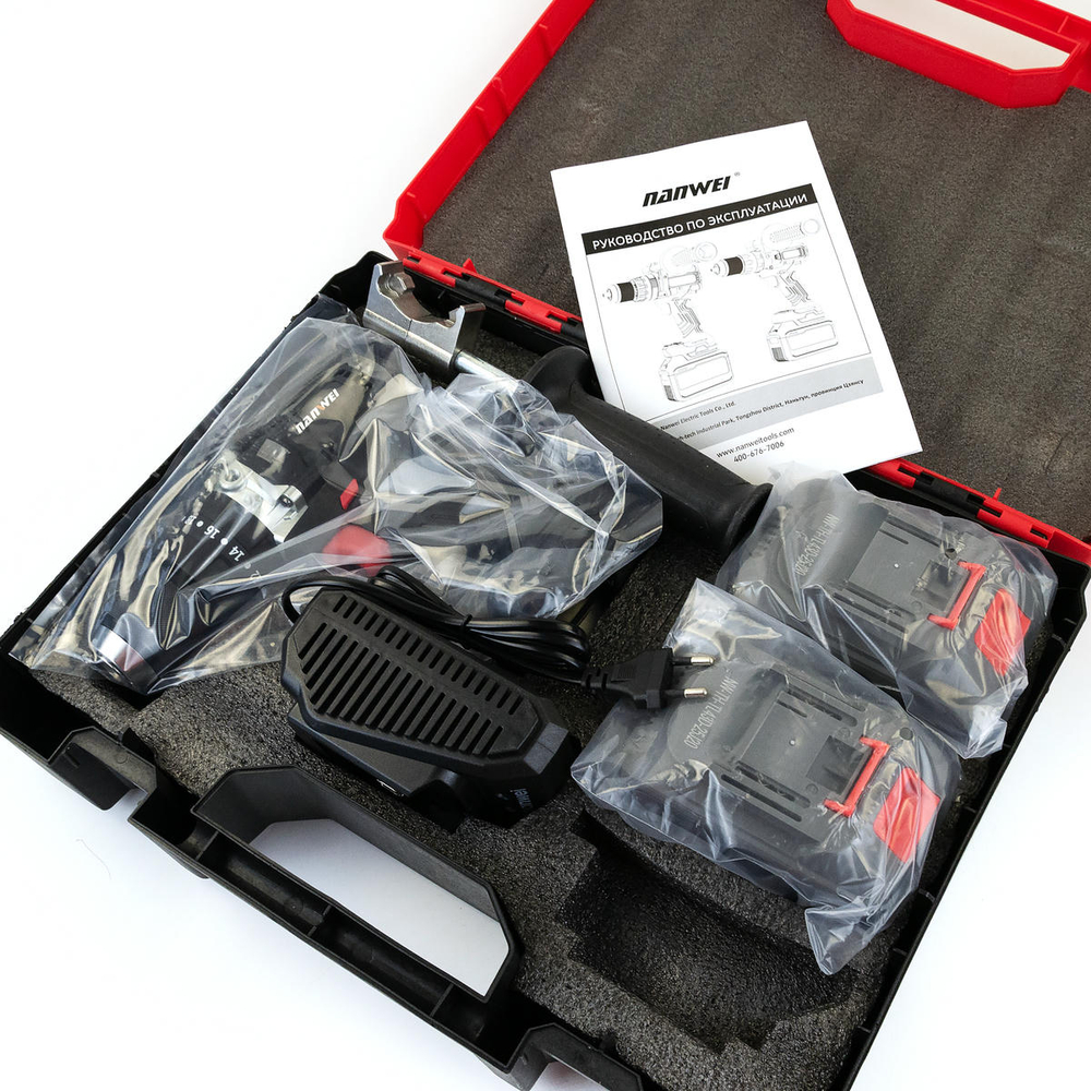 Шуруповерт NANWEI в кейсе