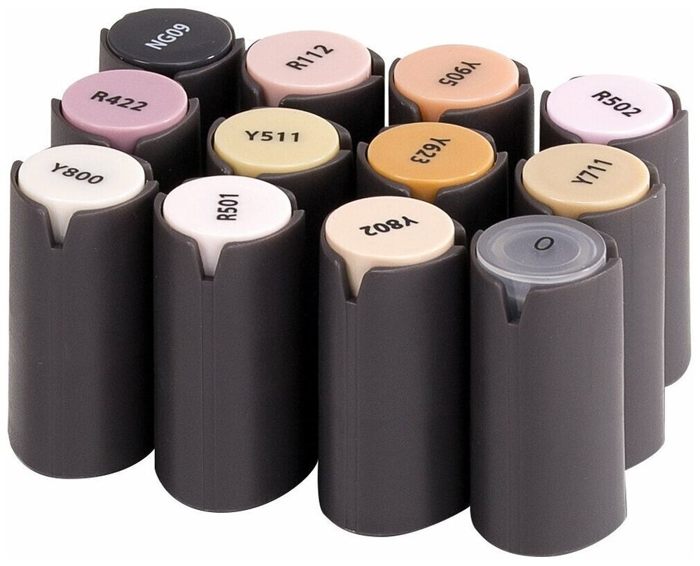 Маркеры для скетчинга двусторонние 1 мм - 6 мм BRAUBERG ART CLASSIC, НАБОР 12 шт., телесные тона, 151889