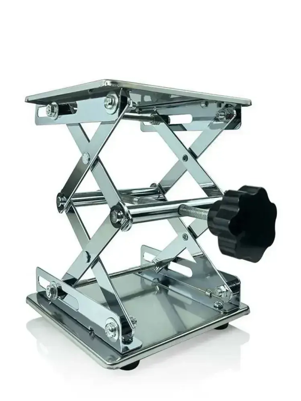 Подъемный столик домкрат из нержавеющей стали 150*150