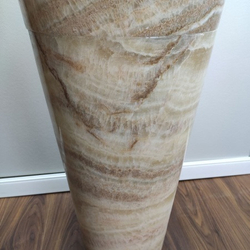 Раковина напольная из оникса Yellow ON-01355 (45*45*90 см)