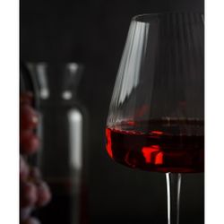 Бокал для вина 550 мл "  Optical" d 6,2 см h28 см оптические грани P.L. - BarWare [4]