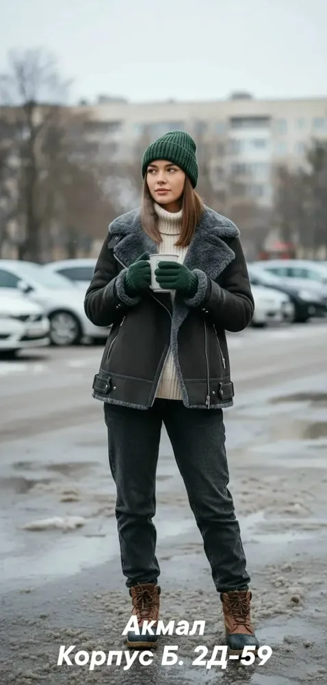 Дубленка 7353343 Fabrika