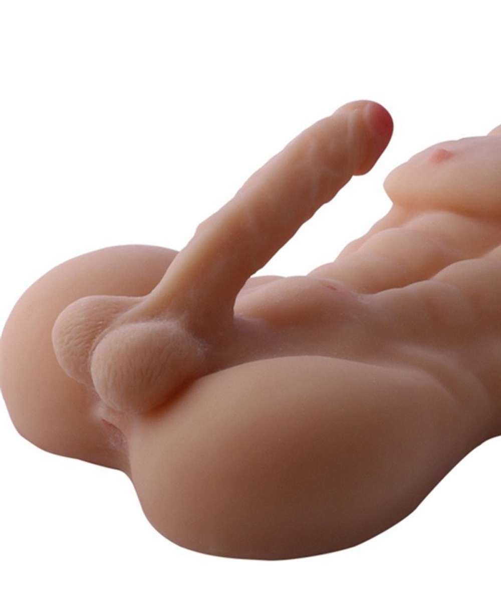 Реалистичный мужской торс Vincent с фаллосом 54 см