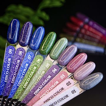 Гель-лак ENIGMA 10 мл. Disco color 07 светоотражающий