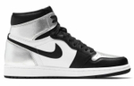 Кроссовки Jordan Air Jordan 1 High Og Retro "Silver Toe" (Женская размерная сетка)
