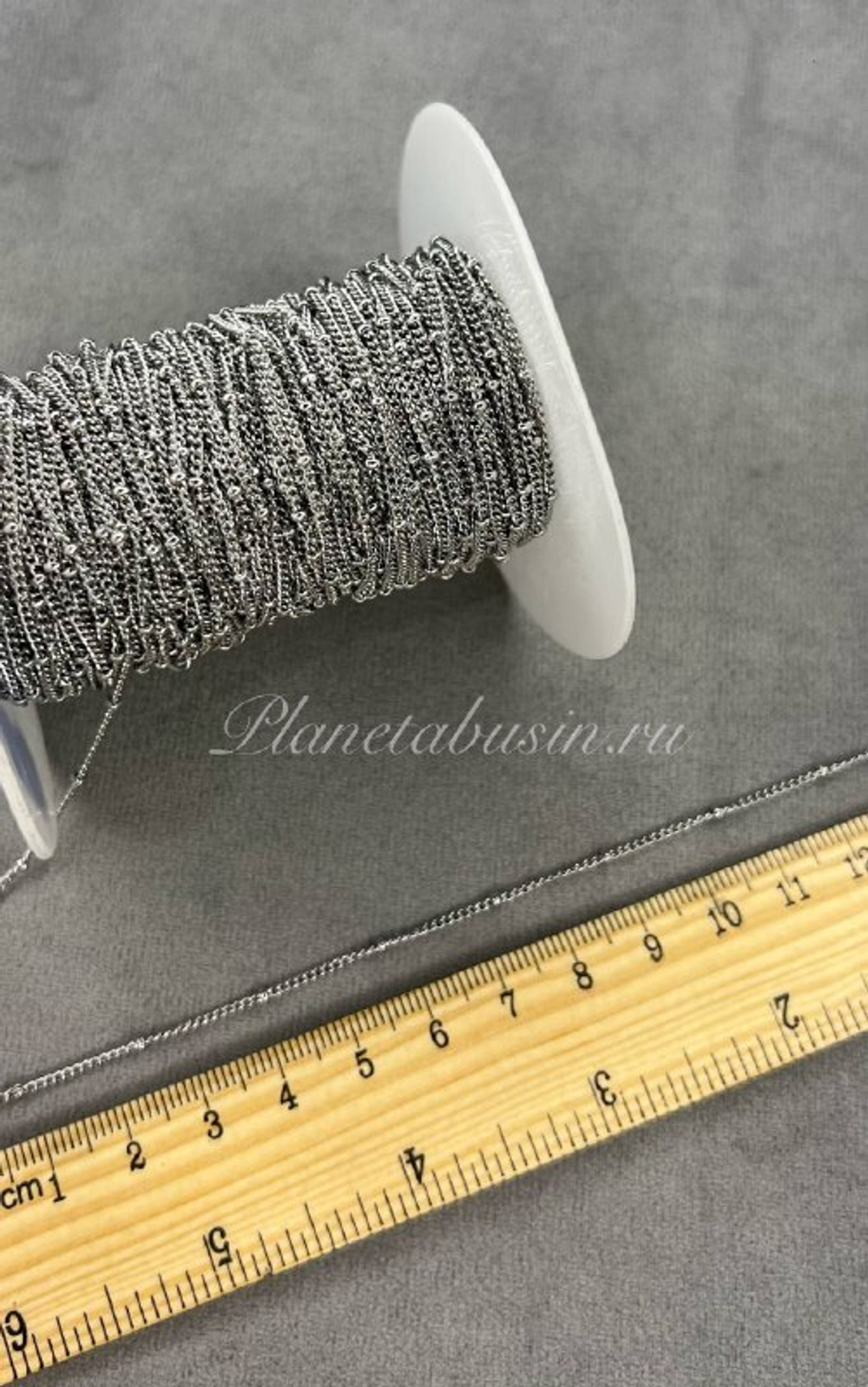 Цепь-разделитель люкс серебристая 0996