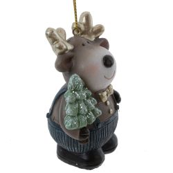 GAEM Фигурка декоративная подвесная "Олень", L5 W3,5 H8,5 см, 4в.