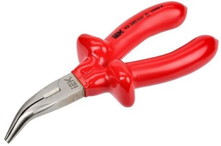 Тонкогубцы изогнутые диэлектрические 160мм K2 1000В ARMA2L 3 IEK A2L3-BN20-K2-160