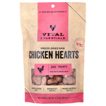 Vital Essentials, сублимированные необработанные лакомства для собак, со вкусом куриных сердечек, 106,3 г (3,75 унции)