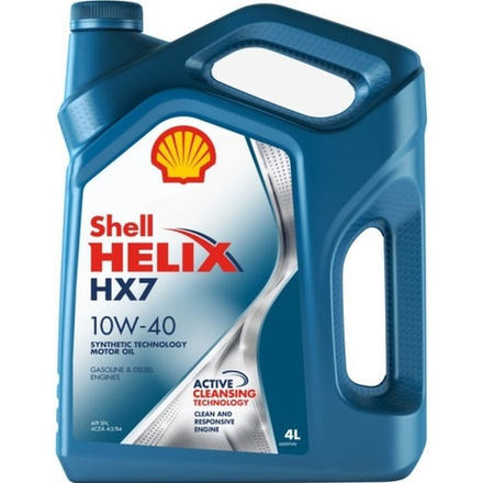 Моторное масло Shell HX7 10w40 4л полусинтетика