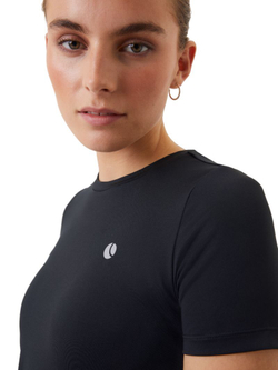 Женская теннисная футболка Björn Borg Ace Slim T-Shirt - черный