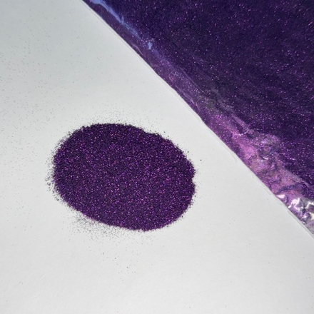 Блестки в пакетике 10 гр 0,1 мм фиолетовые