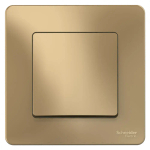 BLANCA С/У 1-клавишный ПЕРЕКЛЮЧАТЕЛЬ (сх.6), 10А, 250В, ТИТАН