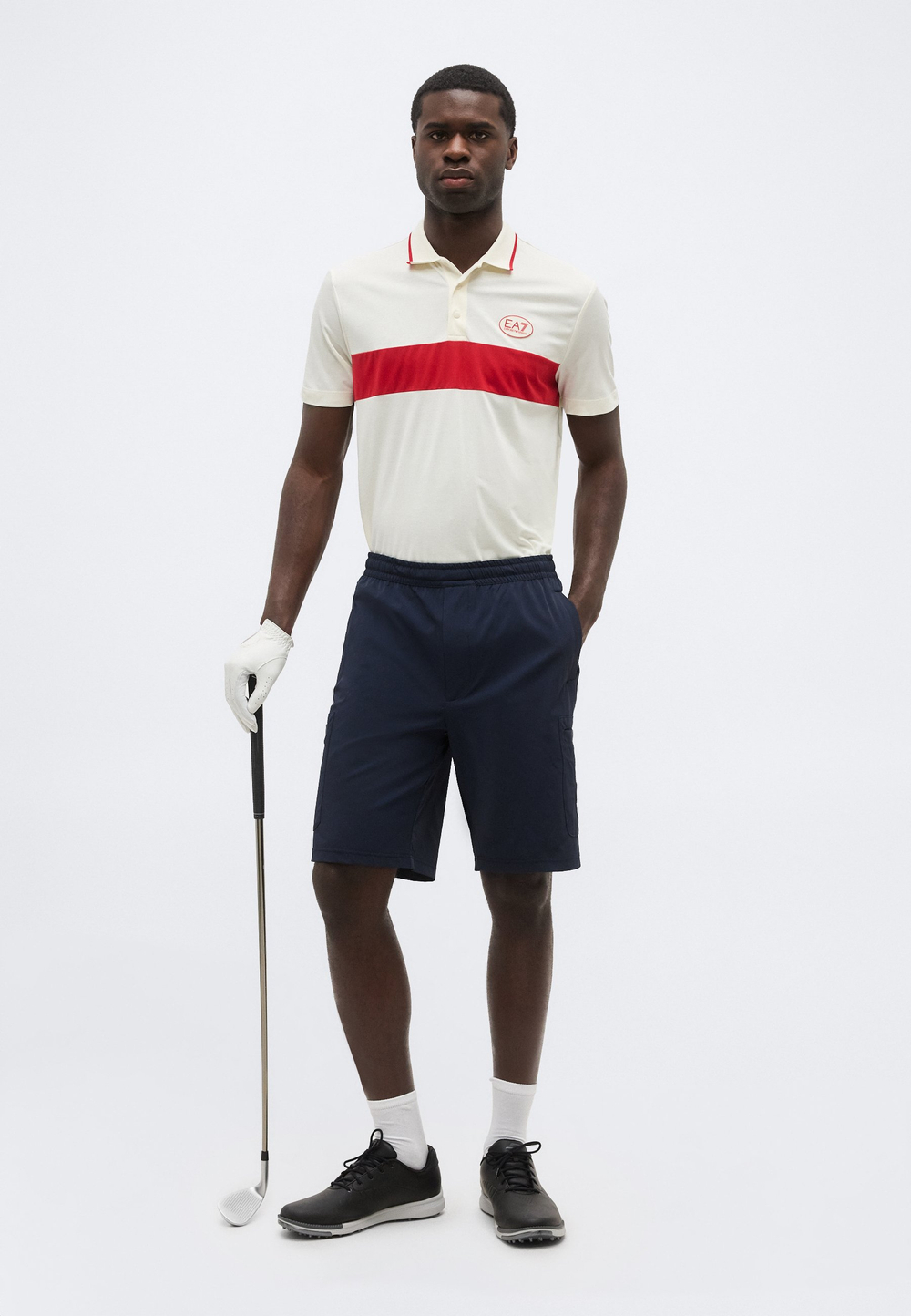 EA7 Emporio Armani GOLF PRO  - Футболка-поло - сахарный напиток/молоко
