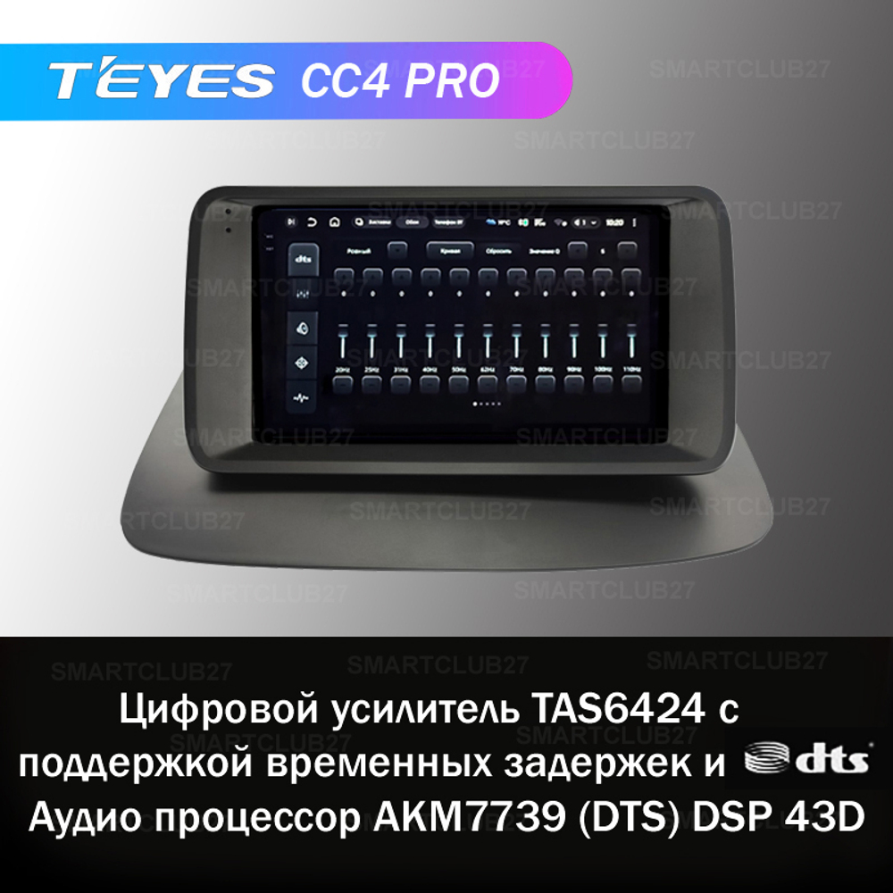 Teyes CC4 Pro 10,2" для Honda Accord 2008-2012