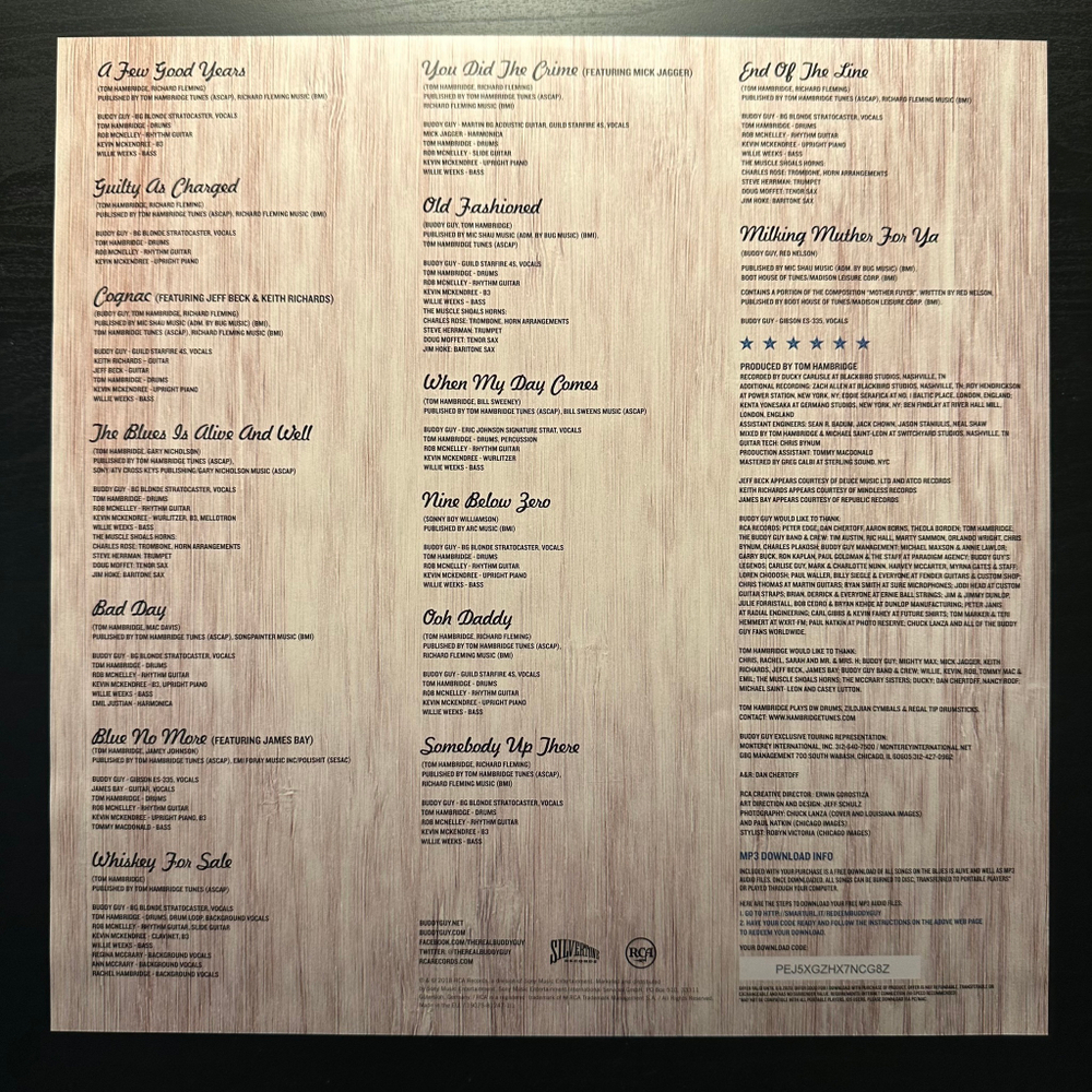 Buddy Guy - The Blues Is Alive And Well 2LP (Европа 2018г.)