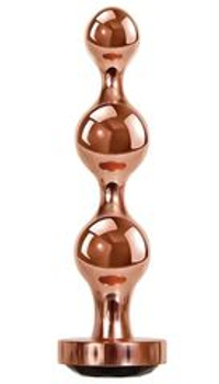 Золотистый анальный стимулятор-елочка Gold Digger Large - 13,5 см.