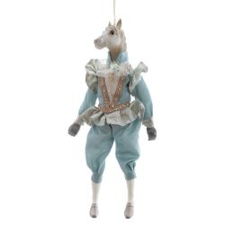 GAEM Игрушка набивная подвес "Лошадь", L15 W8 H37/21 см