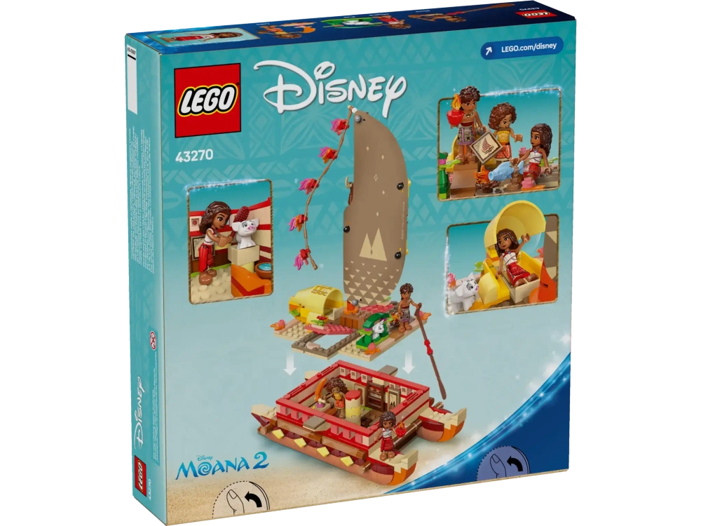 Конструктор LEGO Disney 43270 Каноэ с приключениями Моаны