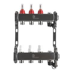 Коллектор Wester нерж. 1-3/4 в сборе с расходомерами на 3 выхода, MUFS3134