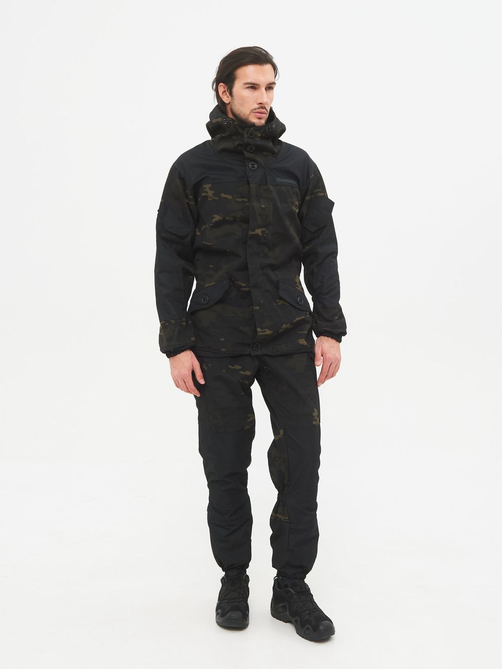 Костюм демисезонный Горка-3 Сombo ткань Смесовая Рип-Стоп/Cat's Eye цвет Мультикам City/Черный