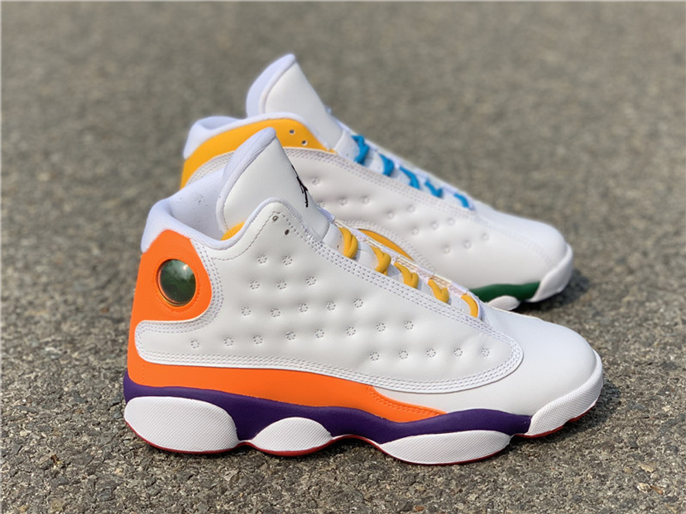 AIR JORDAN 13 RETRO WHITE/BLACK/STARFISH