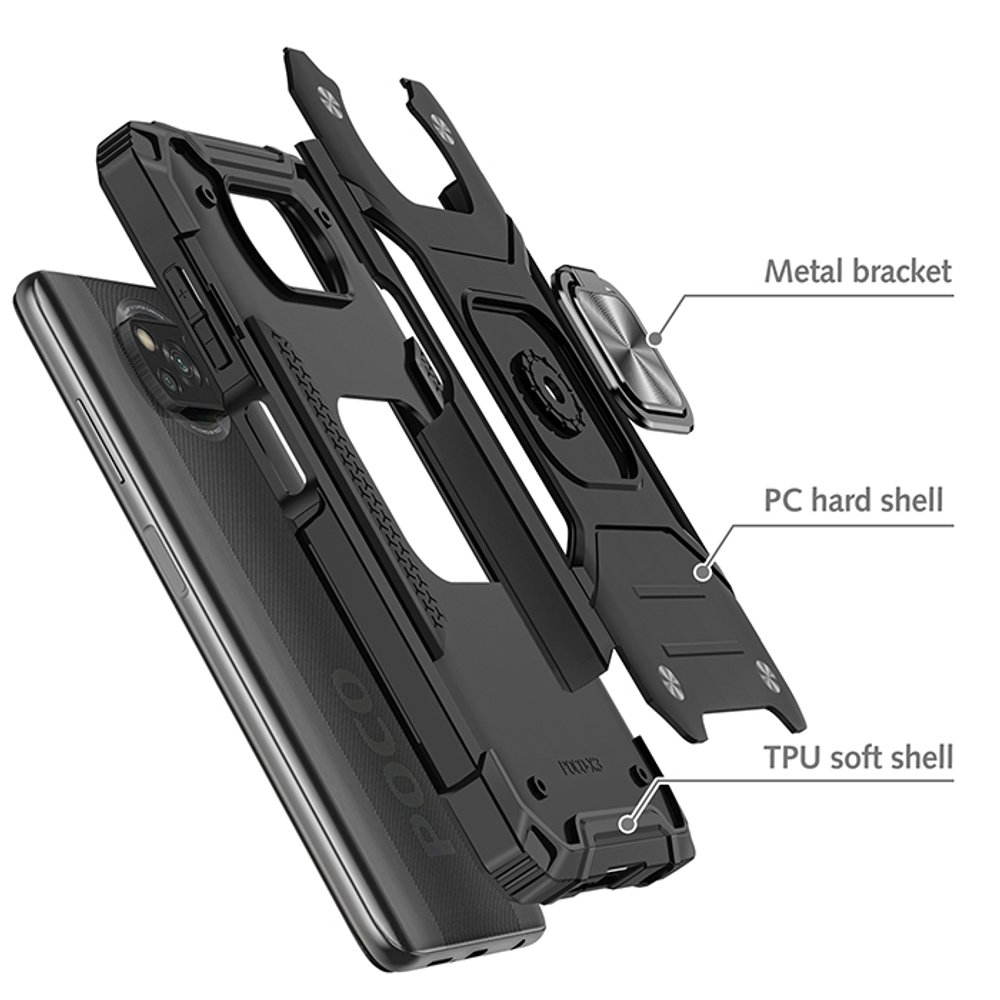 Противоударный чехол Legion Case для Xiaomi Poco X3 Pro / Poco X3 NFC