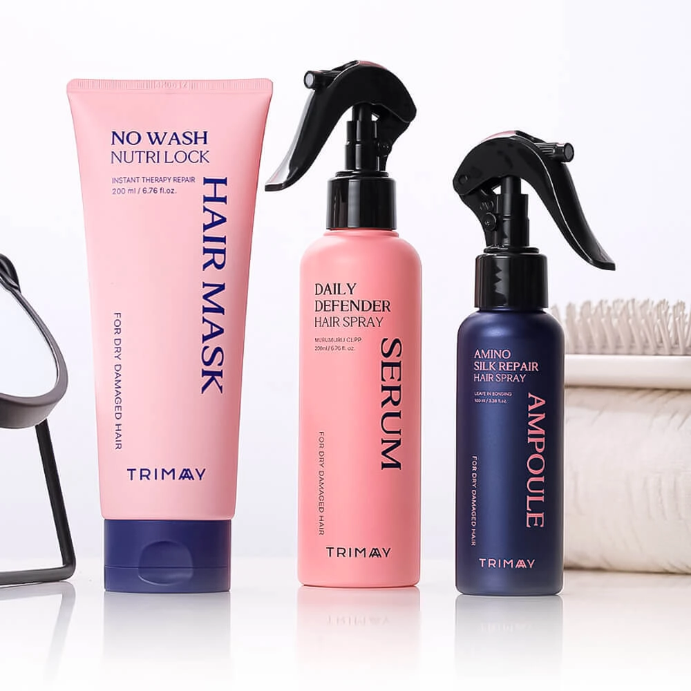 Спрей-сыворотка для повреждённых волос Trimay Amino Silk Repair Hair Spray Ampoule, 100 мл