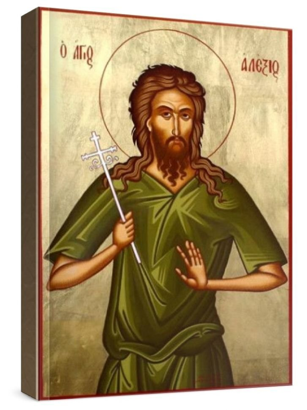 Алексий, человек Божий (рукописная икона)