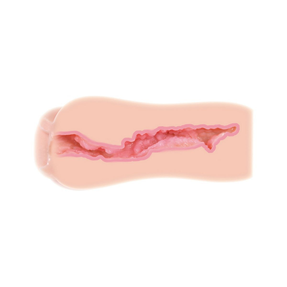 Мастурбатор-вагина Sanda с двойным слоем материала (Цвет: телесный)