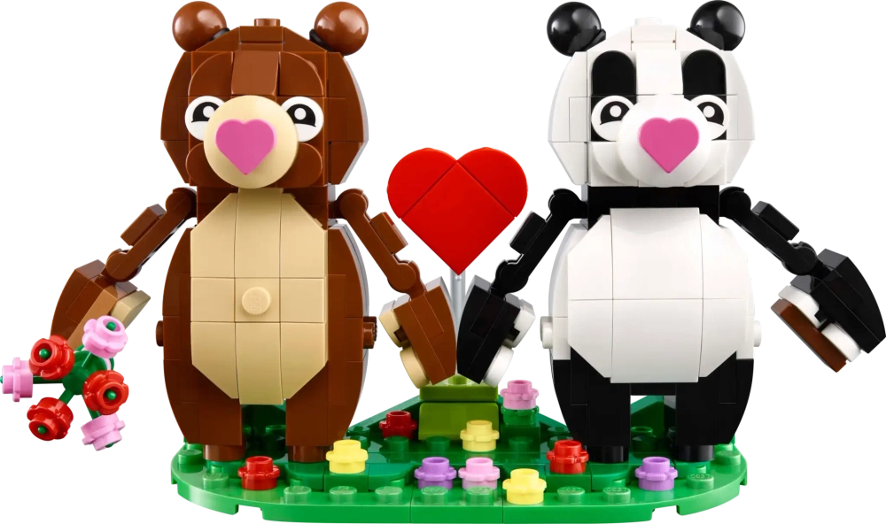 Конструктор LEGO 40821 Влюбленные медведи