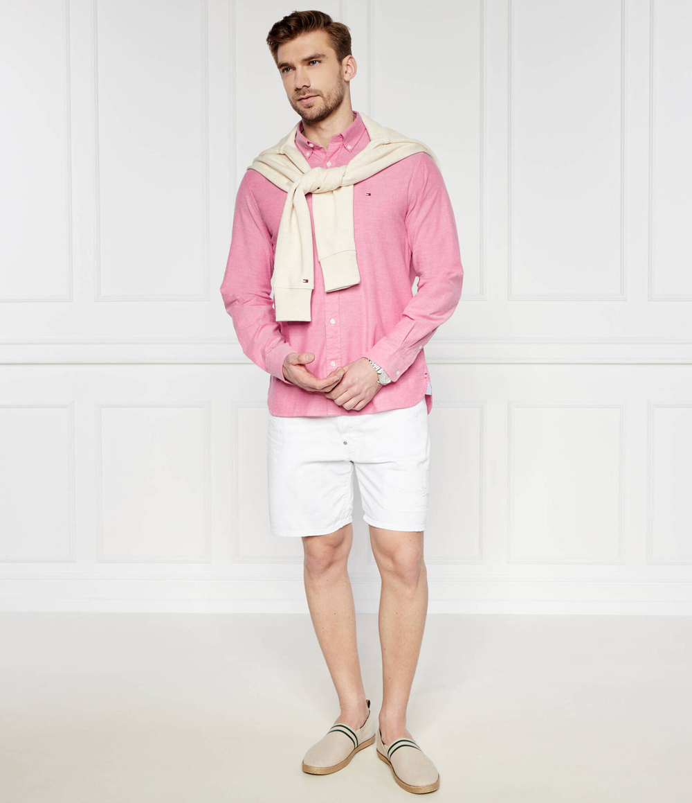 Рубашка 1985 Tommy Hilfiger - малиновый(MW0MW29968)