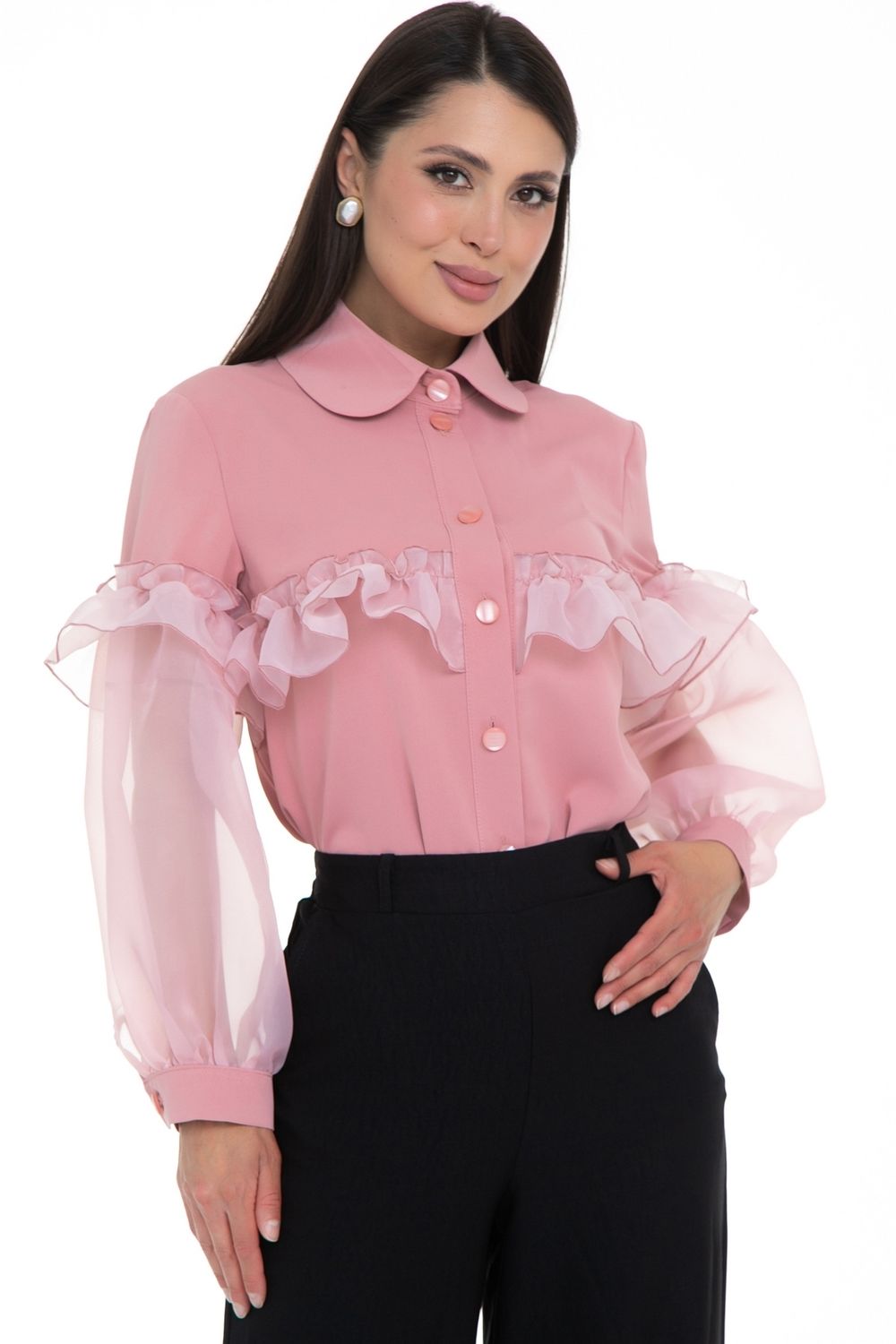 Блуза Очень красивая(пудра) Diolche