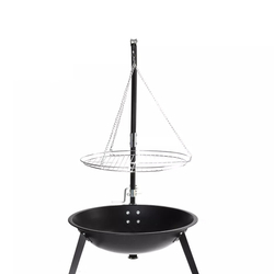 Угольный гриль барбекю со штативом German BBQ Tripod Регулируемая высота приготовления