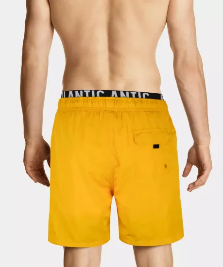 Пляжные шорты мужские Atlantic KMB-200, желтые