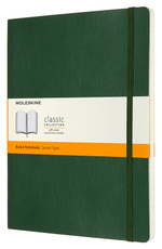 Блокнот Moleskine Classic Soft (QP621K15) 19х25 см, 192стр. в линейку, мягкая обложка, зеленый