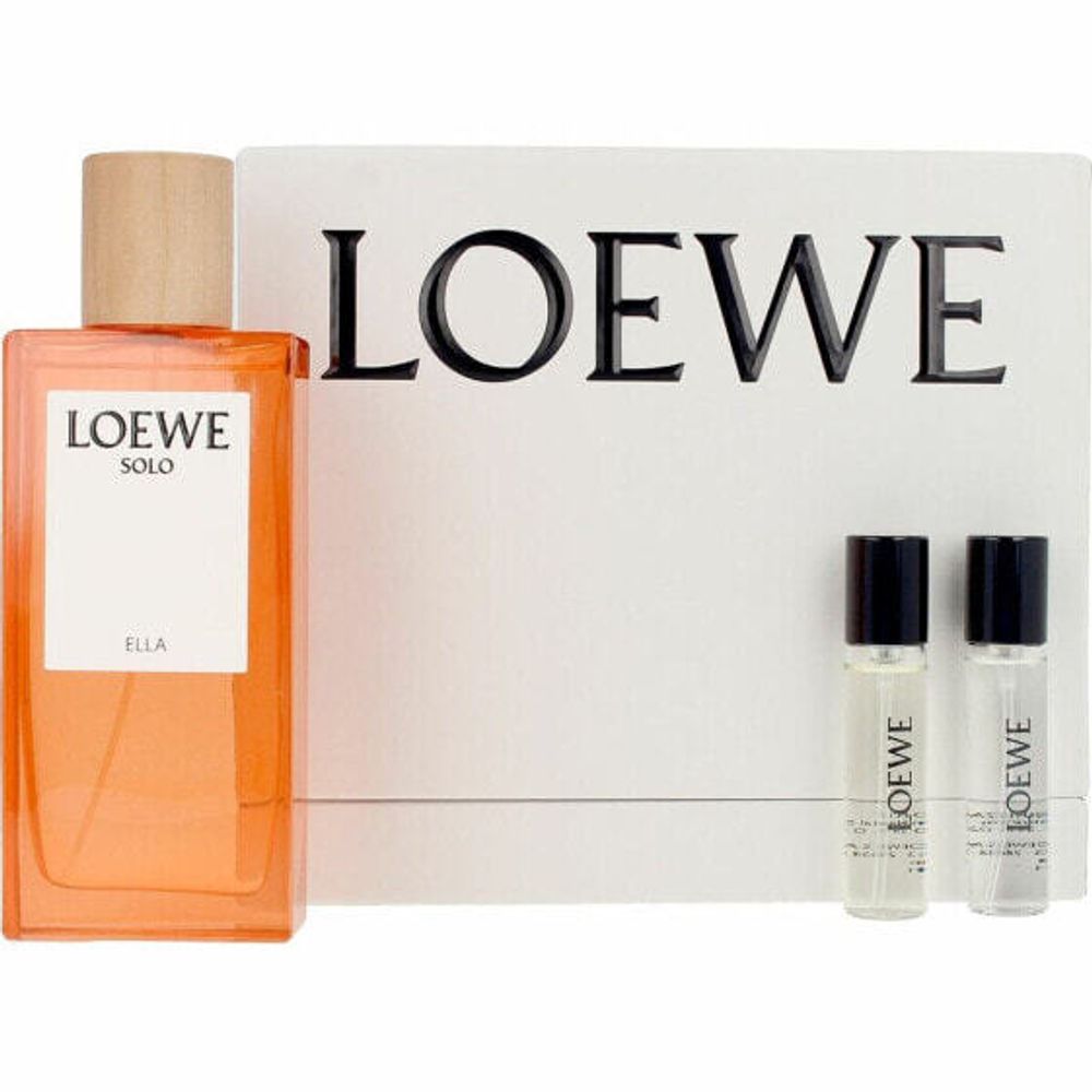 Парфюмерные наборы Женский парфюмерный набор Loewe Solo Ella 3 Предметы