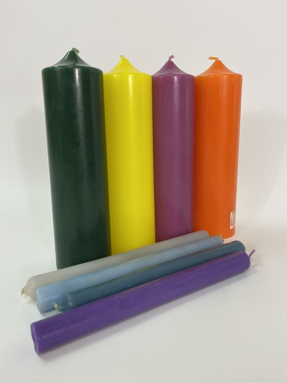 Свеча алтарная оранжевая 70 часов