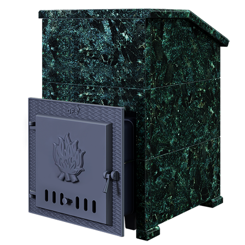 Чугунная печь для бани Комплект GFS ЗК 18 Президент 850/40 Пироксенит