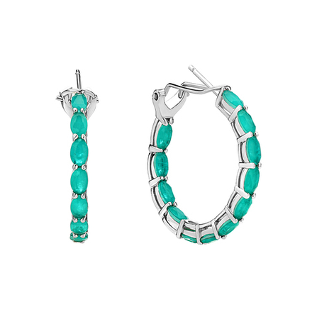 Серьги конго Ermolov параиба маркиз