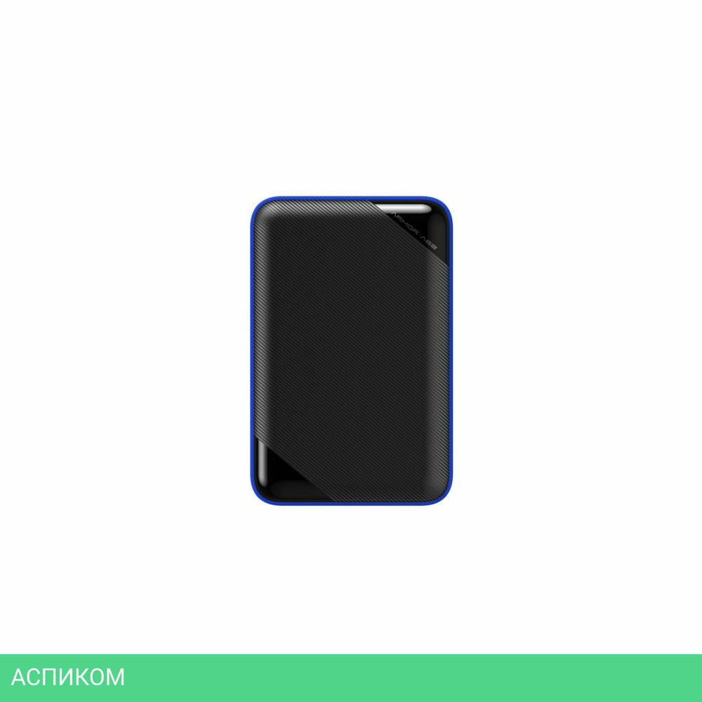 Внешний накопитель Silicon Power Armor A62 1Tb черный/синий (SP010TBPHD62SS3B)