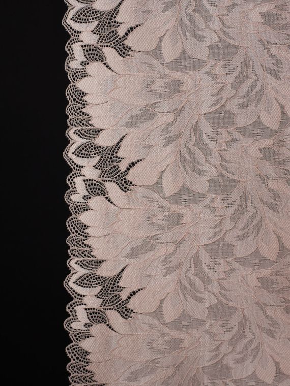 03-77 ОПТ Кружево эластичное 24 см, бежевый