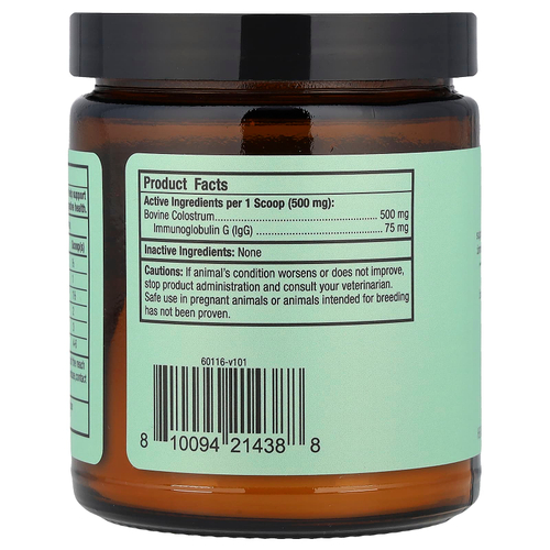 Dr. Mercola, Bark & Whiskers ™, новозеландское молозиво, для собак и кошек, 45 г (1,5 унции)