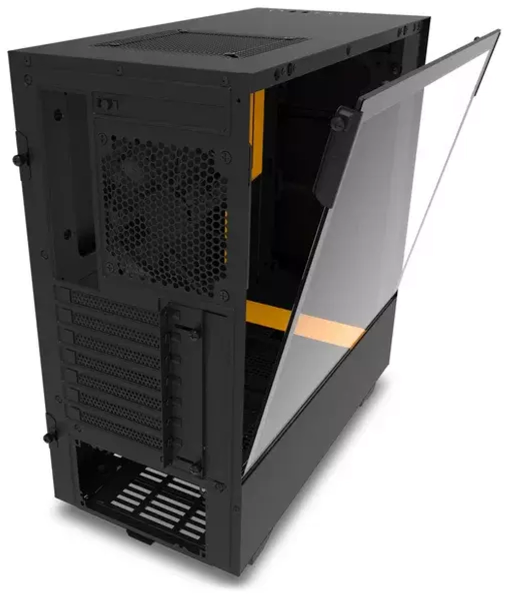 Корпус NZXT H500 Overwatch Window Mini-ITX, Micro-ATX, ATX Black/Orange (CA-H500B-OW) RTL