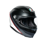 AGV K6 MINIMAL PURE MATT Black/White/Red