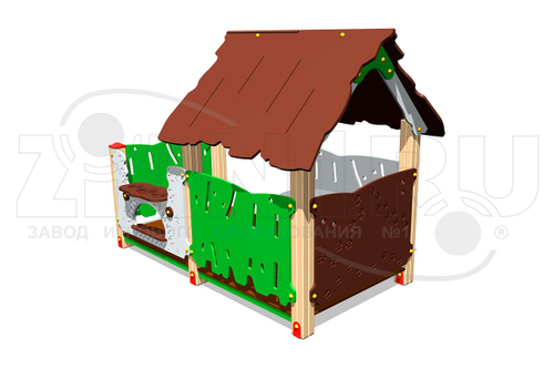 Домик «Хижина с печкой»