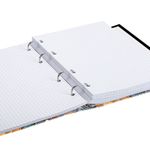 Тетрадь на кольцах А5 (175х215 мм), 240 л., обложка твердый картон, клетка, BRAUBERG, "Идиллия", 404095