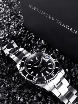 Часы механические Neptune Automatic, черные