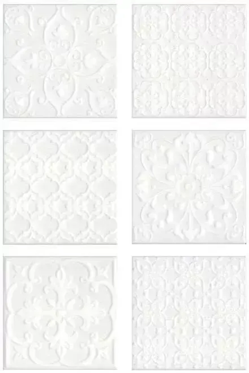 Плитка керамическая настенная Kerama Marazzi Суррей белый глянцевый 20x20см 22шт. (0,88 м2) для ванной, для кухни